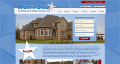 Desktop Screenshot of northstar-hvac.com